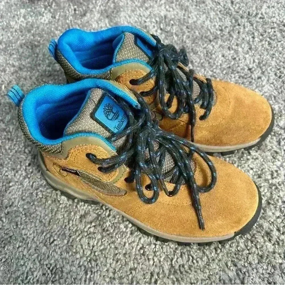 Timberland Boys Front Lace Up Boots Size 1 - Picture 5 of 5